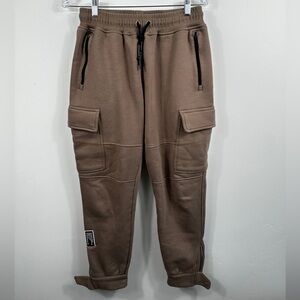 ASRV TECH-TERRY CINCH CARGO JOGGER TAN BROWN SIZE SMALL